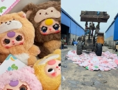 Quảng Ninh: Tiêu hủy gần 2.000 gấu bông Baby Three chứa Formaldehyt vượt quy chuẩn