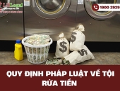 Quy định pháp luật về tội rửa tiền