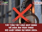 Tất tần tật các quy định về xóa án tích theo Bộ luật Hình sự 2024
