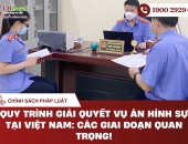 Quy trình giải quyết vụ án hình sự tại Việt Nam: Các giai đoạn quan trọng!