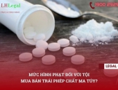 Mức hình phạt đối với tội mua bán trái phép chất ma túy?