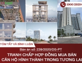 Tóm tắt và bình luận bản án tranh chấp hợp đồng mua bán căn hộ hình thành trong tương lai