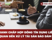 Tranh chấp hợp đồng tín dụng liên quan đến xử lý tài sản bảo đảm của ngân hàng