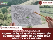 Tranh chấp về “Nghĩa vụ đóng tiền sử dụng đất” nhìn từ vụ việc giữa Công ty P và cư dân (Bản án số 676/2024/DS-PT)