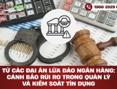 Từ các đại án lừa đảo ngân hàng: Cảnh báo rủi ro trong quản lý và kiểm soát tín dụng
