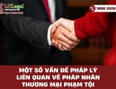 Một số vấn đề pháp lý liên quan về pháp nhân thương mại phạm tội