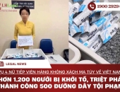 Vụ 4 nữ tiếp viên hàng không xách ma túy về Việt Nam: Hơn 1.200 người sẽ bị khởi tố, triệt phá thành công 500 đường dây tội phạm
